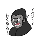 いろんな場面で使えるゴリラスタンプ（個別スタンプ：12）