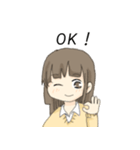 Feelfree girl（個別スタンプ：4）