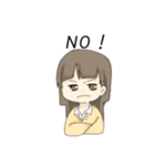Feelfree girl（個別スタンプ：5）