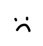 Simple facil expressions（個別スタンプ：1）