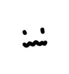 Simple facil expressions（個別スタンプ：3）