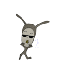 キモカワ黒ウサ（個別スタンプ：1）