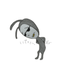 キモカワ黒ウサ（個別スタンプ：11）