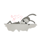 キモカワ黒ウサ（個別スタンプ：14）