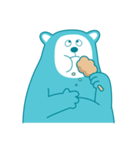 bear AQUA（個別スタンプ：9）