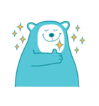 bear AQUA（個別スタンプ：12）