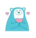 bear AQUA（個別スタンプ：14）