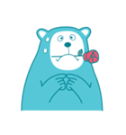 bear AQUA（個別スタンプ：19）