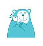 bear AQUA（個別スタンプ：20）