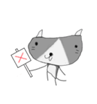 らくがきねこスタンプ（個別スタンプ：3）