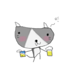 らくがきねこスタンプ（個別スタンプ：4）
