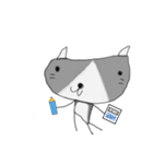 らくがきねこスタンプ（個別スタンプ：5）