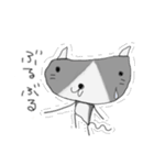 らくがきねこスタンプ（個別スタンプ：6）