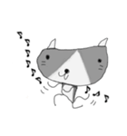 らくがきねこスタンプ（個別スタンプ：9）