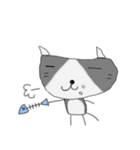 らくがきねこスタンプ（個別スタンプ：14）