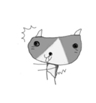 らくがきねこスタンプ（個別スタンプ：30）