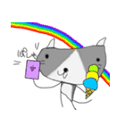 らくがきねこスタンプ（個別スタンプ：37）