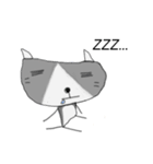らくがきねこスタンプ（個別スタンプ：40）