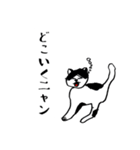しろくろニャンタ（個別スタンプ：10）