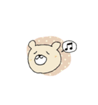 かわいいような、かわいくないようなクマ（個別スタンプ：3）
