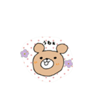 かわいいような、かわいくないようなクマ（個別スタンプ：4）