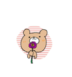かわいいような、かわいくないようなクマ（個別スタンプ：6）
