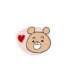 かわいいような、かわいくないようなクマ（個別スタンプ：7）