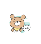 かわいいような、かわいくないようなクマ（個別スタンプ：13）