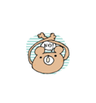 かわいいような、かわいくないようなクマ（個別スタンプ：16）