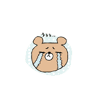 かわいいような、かわいくないようなクマ（個別スタンプ：34）