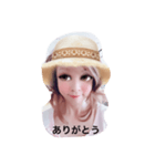 無表情なのが可愛いあいさつスタンプ（個別スタンプ：6）