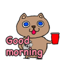 ねこ留学（個別スタンプ：3）