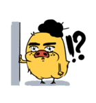 Fat chicken enjoy life（個別スタンプ：1）