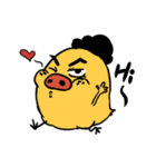 Fat chicken enjoy life（個別スタンプ：10）