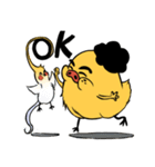 Fat chicken enjoy life（個別スタンプ：16）