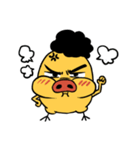 Fat chicken enjoy life（個別スタンプ：19）