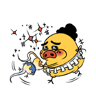 Fat chicken enjoy life（個別スタンプ：22）