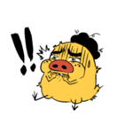Fat chicken enjoy life（個別スタンプ：28）