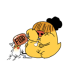 Fat chicken enjoy life（個別スタンプ：32）