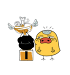 Fat chicken enjoy life（個別スタンプ：38）