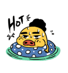 Fat chicken enjoy life（個別スタンプ：40）