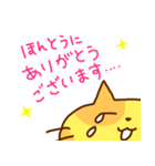 a cat with a placard（個別スタンプ：5）