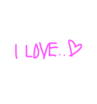 Love...lol.（個別スタンプ：8）
