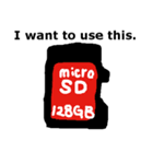 メモリーカード、USB、HDD、DVD、とか色々（個別スタンプ：10）