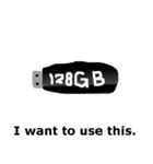 メモリーカード、USB、HDD、DVD、とか色々（個別スタンプ：16）