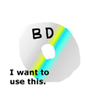 メモリーカード、USB、HDD、DVD、とか色々（個別スタンプ：40）