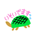 ゆるーい動物たち（個別スタンプ：3）
