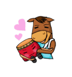 Ma Xin War-drums and Horse（個別スタンプ：5）