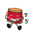 Ma Xin War-drums and Horse（個別スタンプ：24）