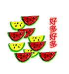 Kiwi Loves Watermelon（個別スタンプ：5）